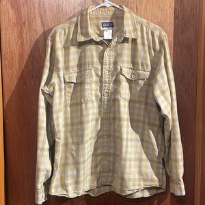 Patagonia Pima cotton long-sleeved button-up, size M